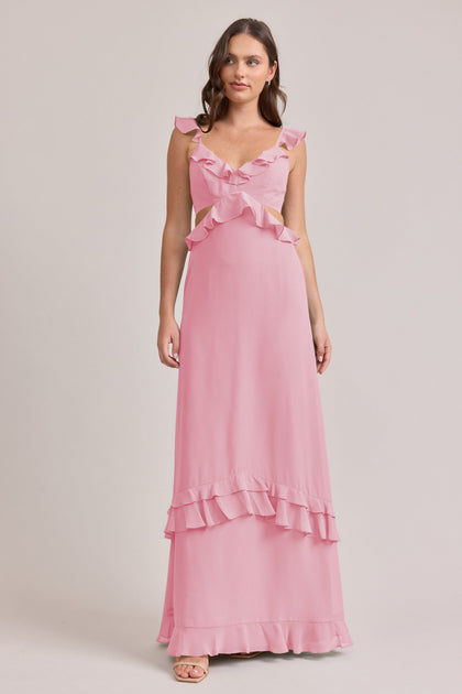 Mia Chiffon Dress | Made To Order | Rosette
