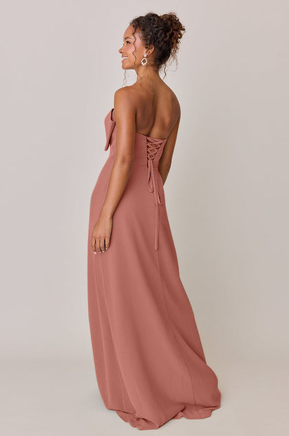 Monroe Chiffon Dress | Made To Order | Desert Rose