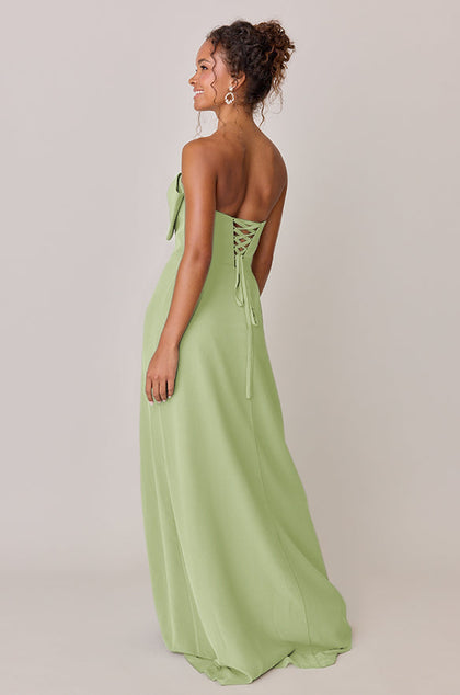 Monroe Chiffon Dress | Made To Order | Matcha