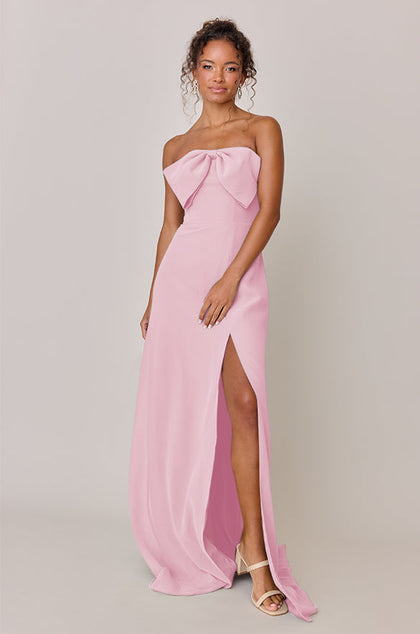 Monroe Chiffon Dress | Made To Order | Perfect Pink