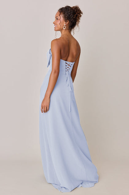 Monroe Chiffon Dress | Made To Order | Periwinkle