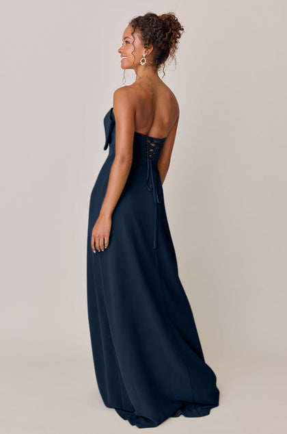 Monroe Chiffon Dress | Made To Order | Romantic Blue
