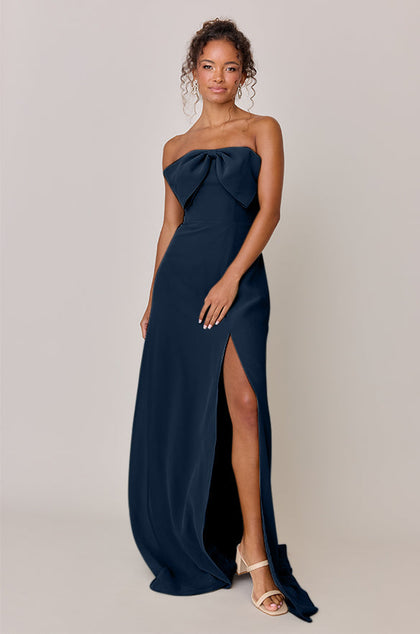 Monroe Chiffon Dress | Made To Order | Romantic Blue