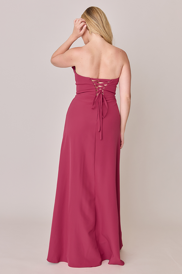 monroe chiffon dress Crepe one shoulder cocktail dress Suit Jacket Size:40 sale-20251224 Wedding gown in bra cups and