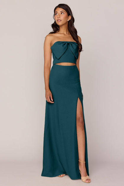 Monroe Crepe Top | Made To Order - Classic Emerald