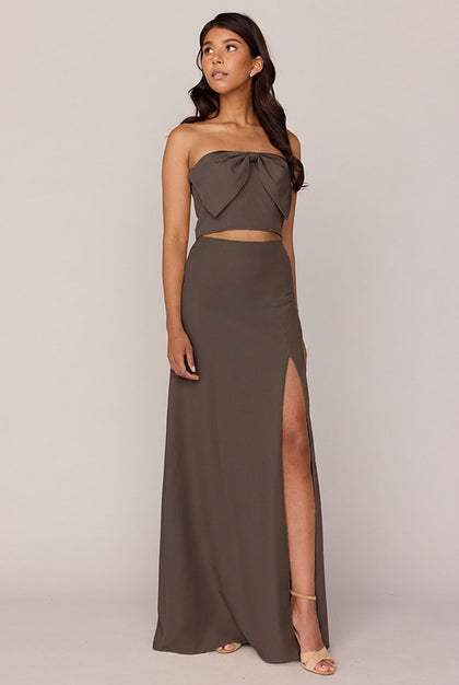 Monroe Crepe Dress | Made To Order | Espresso