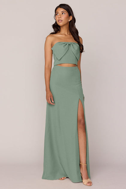 Monroe Crepe Top | Made To Order - Sage