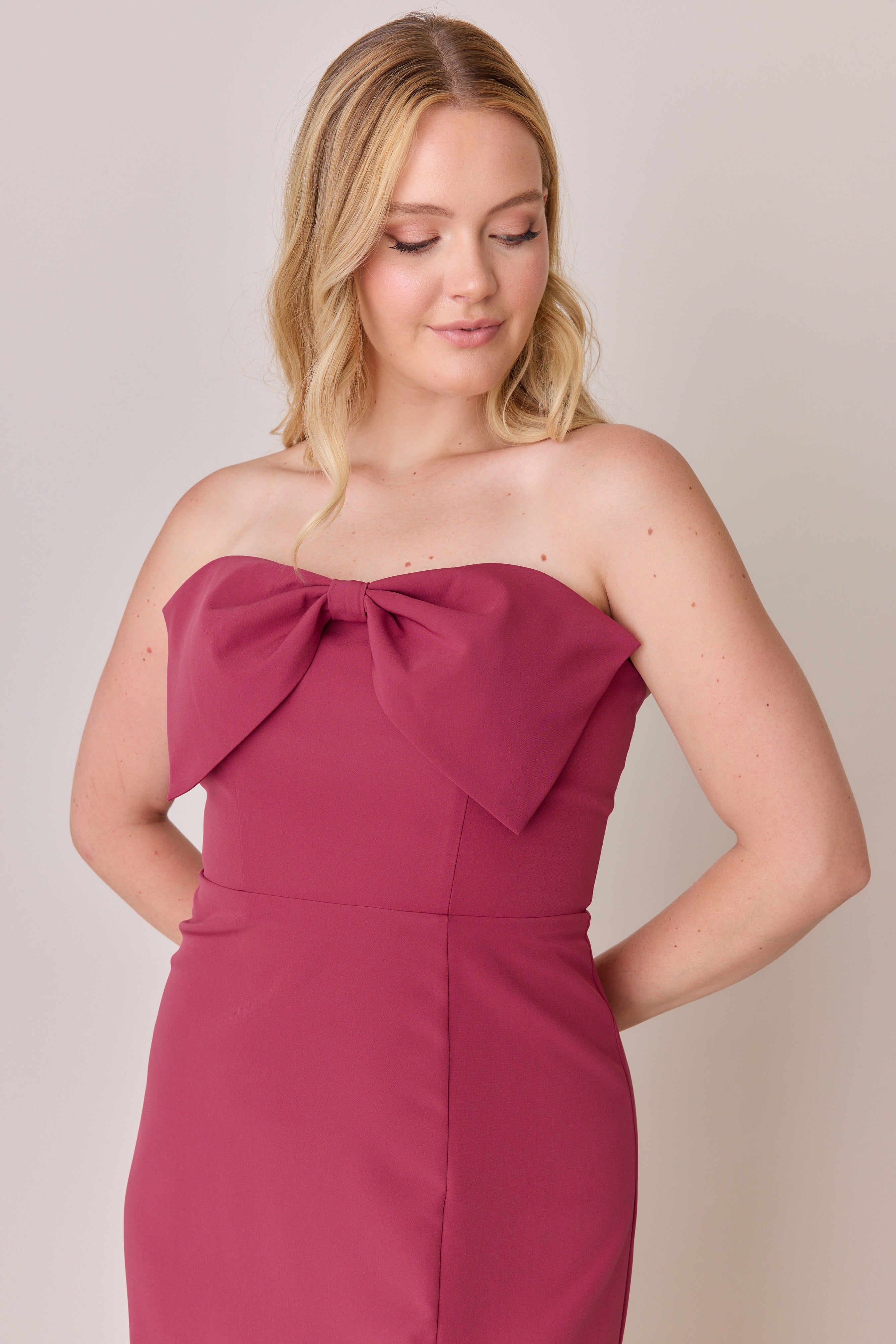 Monroe Crepe Dress | Made To Order Latte Monroe Crepe Dress | Made To Order Latte