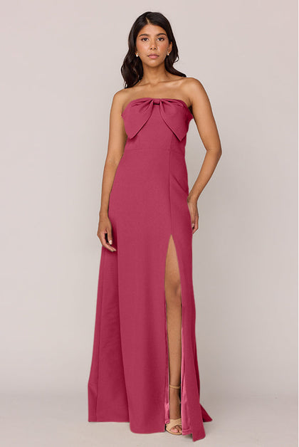 Monroe Crepe Dress | Made To Order | Berry