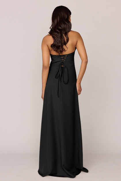 Monroe Crepe Dress | Made To Order | Black