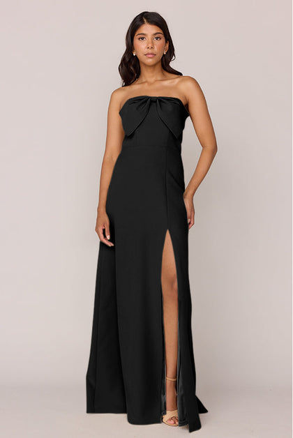 Monroe Crepe Dress | Made To Order | Black