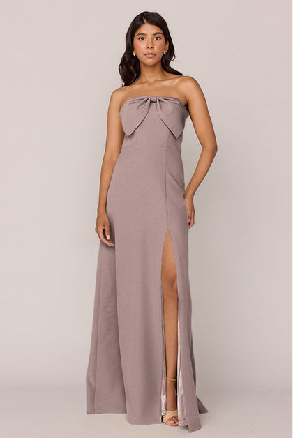 Monroe Crepe Dress | Made To Order | Latte