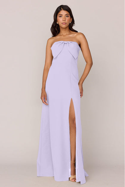 Monroe Crepe Dress | Made To Order | Light Lavender