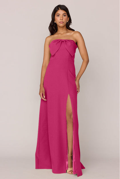 Monroe Crepe Dress | Made To Order | Malibu Pink