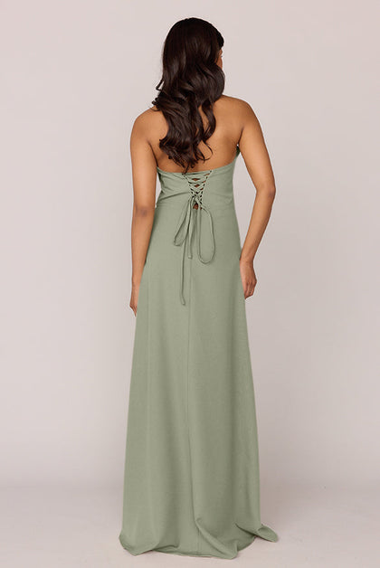 Monroe Crepe Dress | Made To Order | Moss