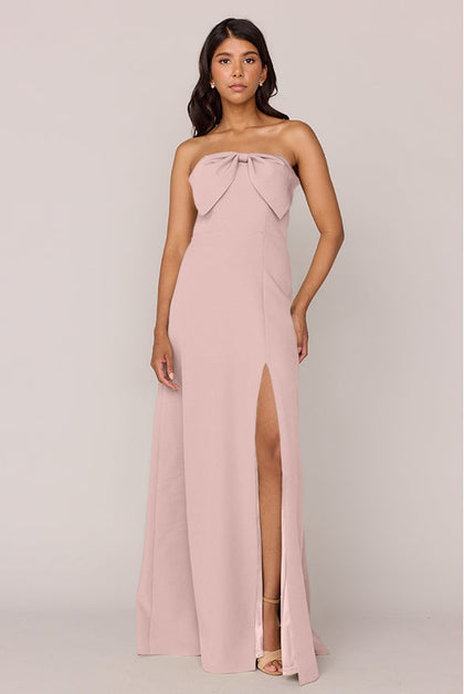 Monroe Crepe Dress | Made To Order | Petal Pink