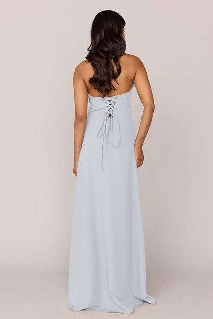 Monroe Crepe Dress | Made To Order | Sky Blue