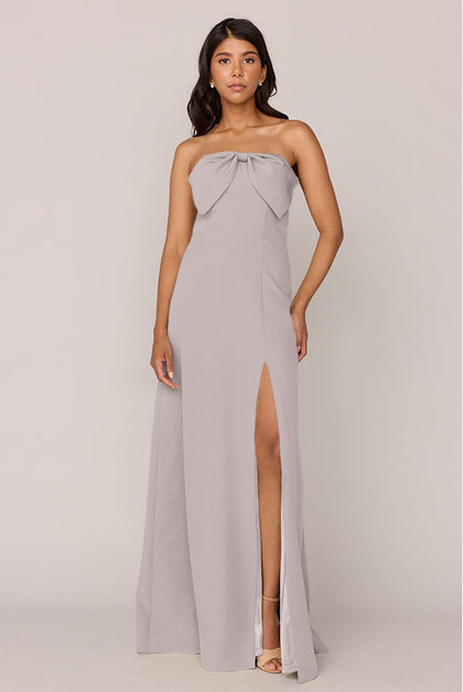 Monroe Crepe Dress | Made To Order | Taupe