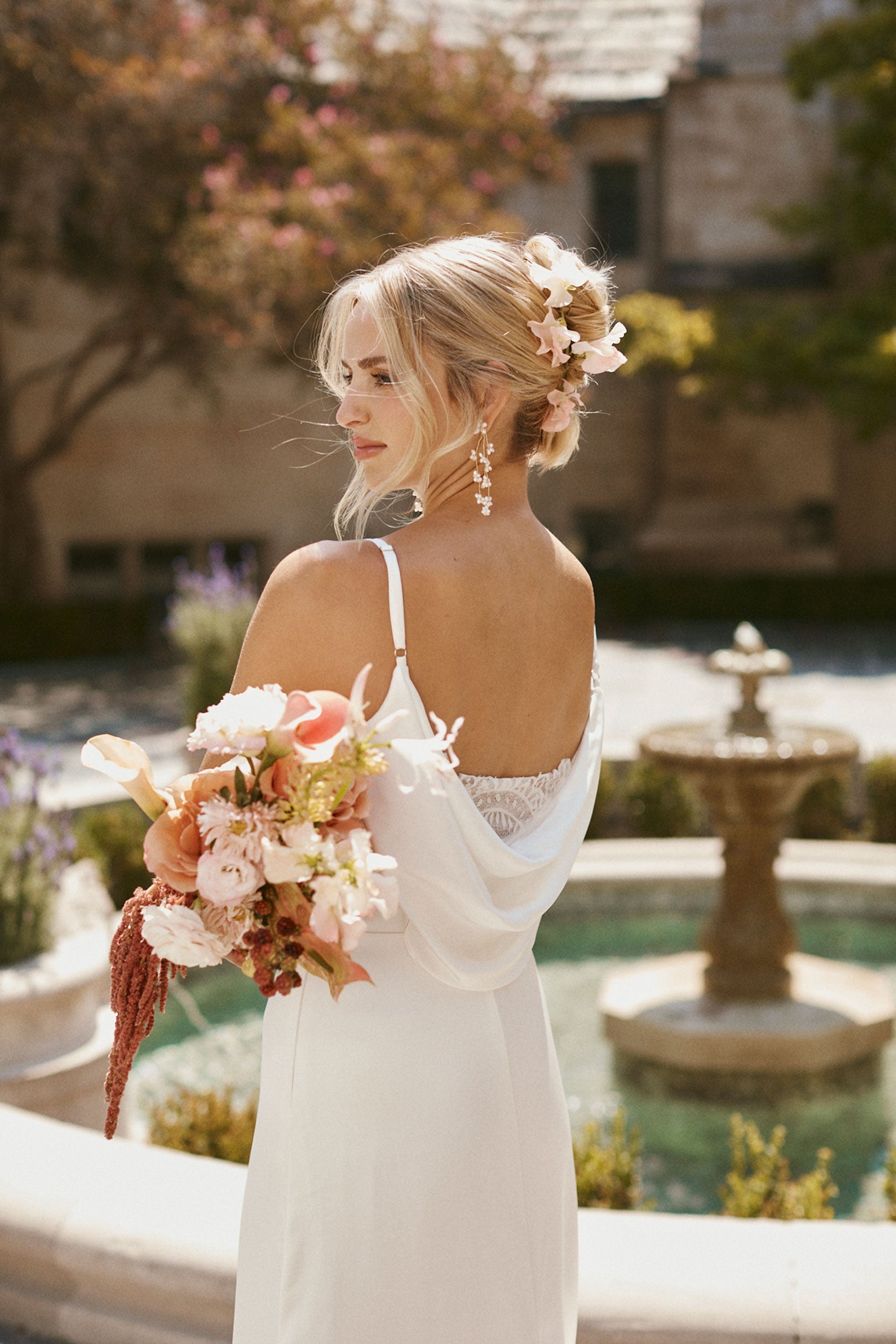nadia satin dress Nadia Satin Bridal Gown