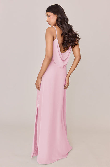 Nadia Chiffon Dress | Made To Order | Perfect Pink