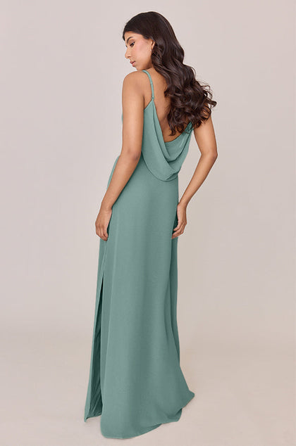 Nadia Chiffon Dress | Made To Order | Rosemary