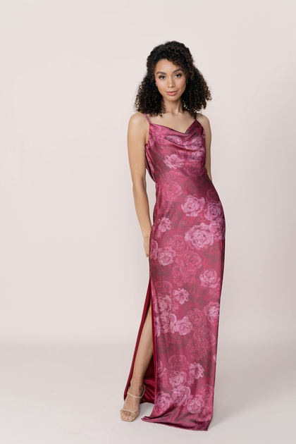 Model: Brinkley; Size: 4; Color: Berry Botanical