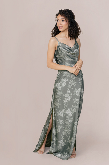 Model: Brinkley; Size: 4; Color: Olive Bouquet