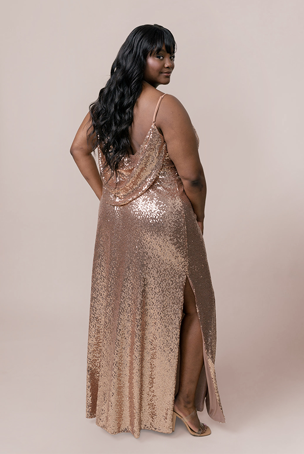 Nadia Sequin Dress | Made To Order Cabernet Nadia Sequin Dress | Made To Order Cabernet