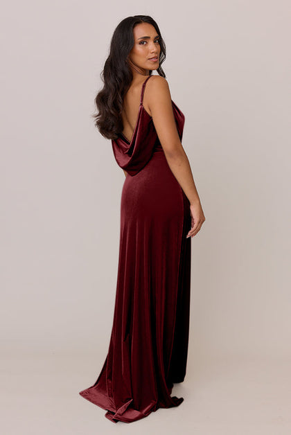 Nadia Velvet Dress | Made To Order | Romantic Rose