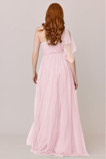 Navea Convertible Tulle Dress | Made To Order | Baby Pink