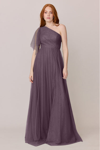 Navea Convertible Tulle Dress | Made To Order | Dusty Purple