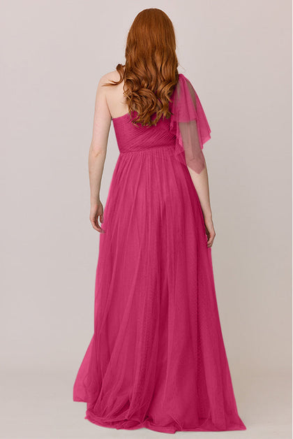 Navea Convertible Tulle Dress | Made To Order | Malibu Pink