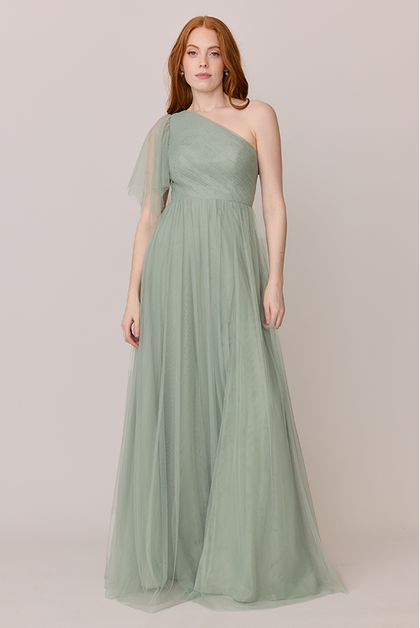 Navea Convertible Tulle Dress | Made To Order | Sage