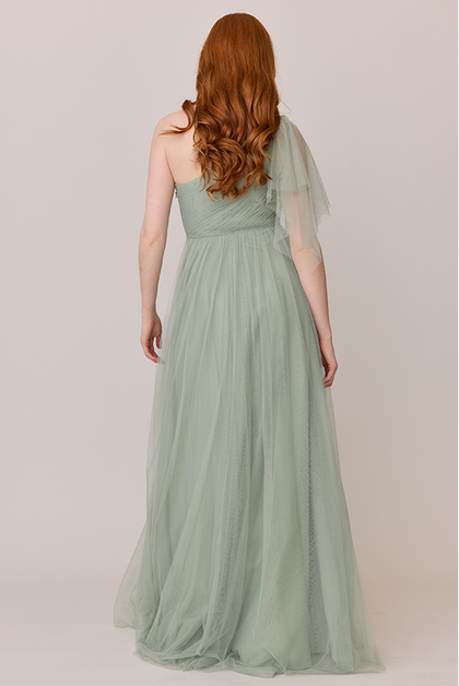 Navea Convertible Tulle Dress | Made To Order | Sage