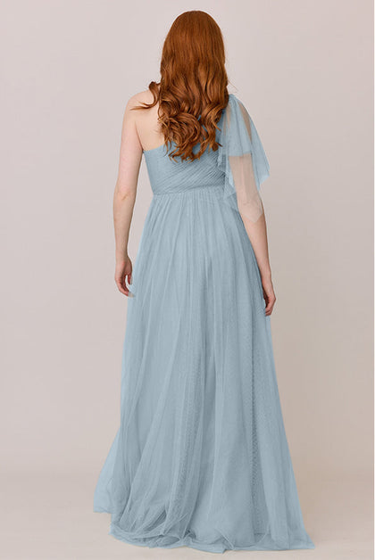 Navea Convertible Tulle Dress | Made To Order | Sky Blue
