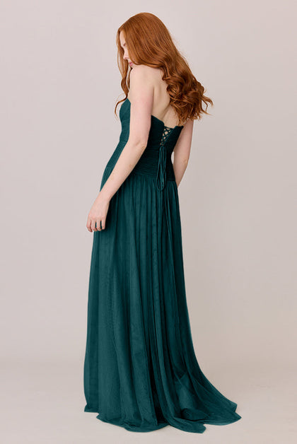 Nicola Tulle Dress | Made To Order | Classic Emerald