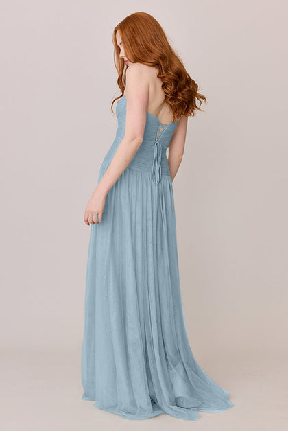 Nicola Tulle Dress | Made To Order | Light Blue