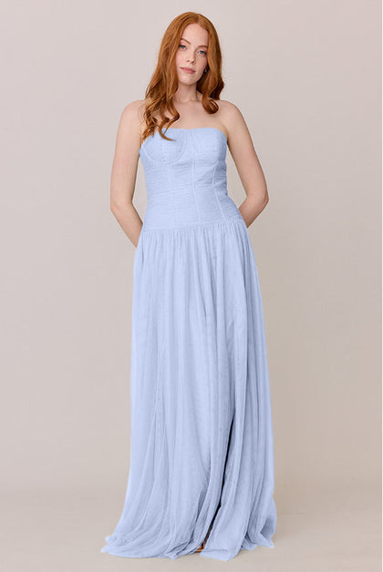 Nicola Tulle Dress | Made To Order | Periwinkle