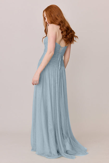 Nicola Tulle Dress | Made To Order | Sky Blue