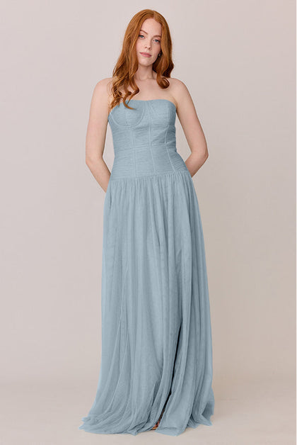 Nicola Tulle Dress | Made To Order | Sky Blue