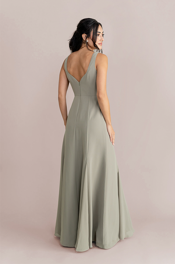 nicole silk chiffon dress RETROFTE NICOLE SILK CHIFFON DRESS - FW22-5555