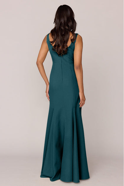 Nicole Crepe Dress | Made To Order | Classic Emerald