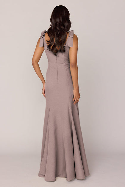 Nicole Crepe Dress | Made To Order | Latte