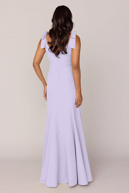 Nicole Crepe Dress | Made To Order | Light Lavender