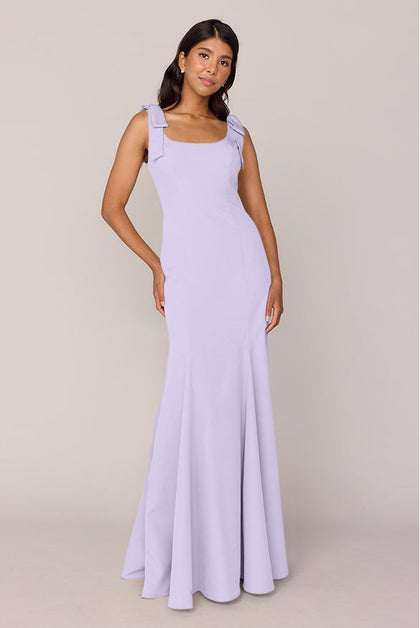 Nicole Crepe Dress | Made To Order | Light Lavender