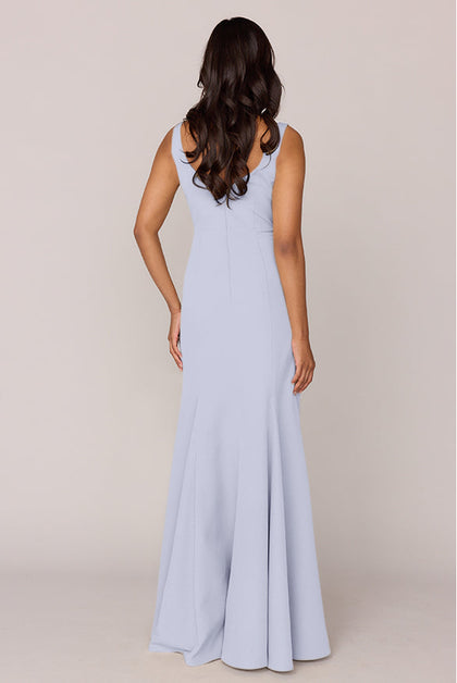 Nicole Crepe Dress | Made To Order | Periwinkle