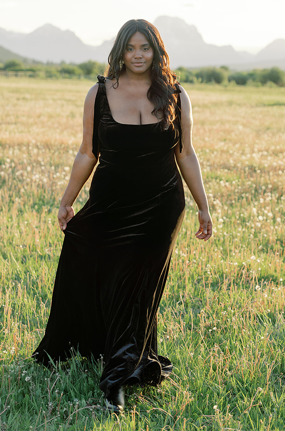 Nicole Velvet Dress