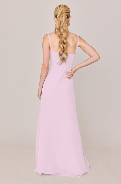 Nova Chiffon Dress | Made To Order | Baby Pink