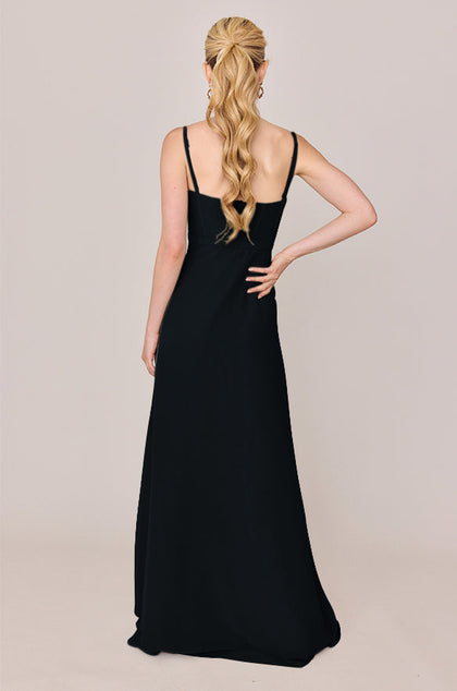 Nova Chiffon Dress | Made To Order | Black