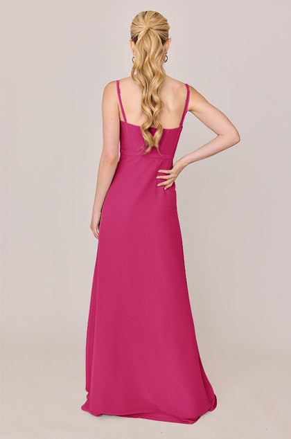 Nova Chiffon Dress | Made To Order | Hot Pink